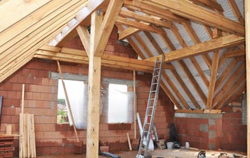Top Green attic trusses
